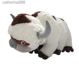 Animaux en peluche Avatar Appa jouets en peluche 45CM 55CM animaux en peluche Kawaii oreiller de vache pour cadeau de noël L231228