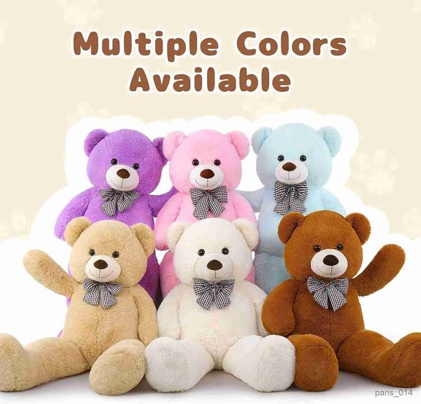 Animales de peluche de peluche Oso de peluche de juguete Suave y grande Oso de peluche Animales de peluche Muñeca Lindo juguete de peluche Regalo para San Valentín Niños Novia R231026