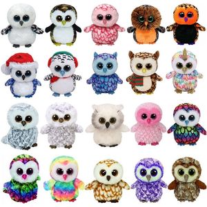 Animaux en peluche en peluche grand hibou aux yeux en peluche enfants jouets en peluche pour enfants cadeaux 15CM25CM 230621