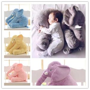 Animaux en peluche grande taille 60 cm bébé doux apaiser éléphant Playmate calme poupée bébé jouets