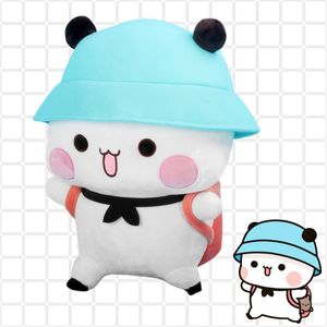 Animaux en peluche en peluche Bubu et Dudu Panda en peluche mignon dessin animé ours panda poupée Kawaii en peluche oreiller doux jouet chambre décoration cadeau de fête des enfants 230619