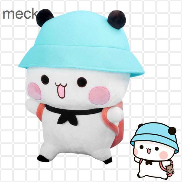 Animales de peluche de peluche Bubu y Dudu Panda de peluche lindo oso panda de dibujos animados muñeca Kawaii relleno suave almohada juguete decoración de la habitación regalos del día de los niños para niños