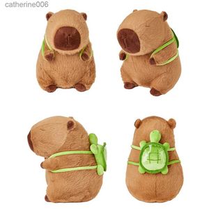 Animaux en peluche Capybara peluche Simulation Capibara Anime pelucheux jouet Internet célébrité poupée mignonne animaux en peluche doux jouets en peluche pour enfant cadeau L231027