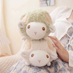 Animaux en peluche en peluche de coton de dessin animé, jouets doux, poupées d'agneau en peluche, cadeaux de noël pour la saint-valentin, jouet pour enfants filles