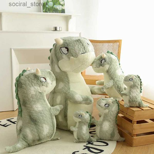 Empresa de la infancia de animales de peluche rellenos TISE TEDED DINOSAU Toys Creative New Dinosaur Dinosaur Doll Súper Lindo Doll Girl Wholesalesend L411