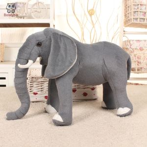 Animaux en peluche en peluche pour enfants, jouet en peluche, Simulation d'éléphant, cadeau d'anniversaire de noël pour enfants, 231216