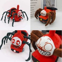 Animaux en peluche en peluche Choo Charles Toy Toy Soft Spider Fill Poll Horror Charles Train Cartoon Spider Gift Gift D240520