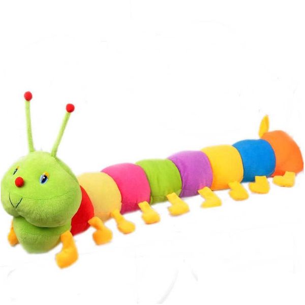 Animaux en peluche en peluche Colorf Mignon Caterpillar Big Insect Toys Poupée avec PP Coton Animal Oreiller pour enfants Adt Cadeaux Q0727 Drop D Otjur