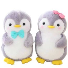 Gevulde pluche dieren creatief beker fruit pinguïn pluche vulspeelgoed schattig paar pinguin plush pop home decoratie speelgoed verjaardagscadeau d240520