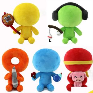 Animaux en peluche en peluche Cross Brord New Product Game Dolls MTI Color autour des figurines Matchs P Toys Drop Livilar Gifts OteU2