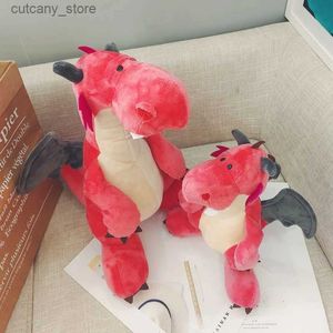 Animaux en peluche mignon 30CM dinosaure double tête dessin animé peluche peluches poupées décoration de la chambre deux tête dragon en peluche jouet pour enfant garçon cadeaux L240320