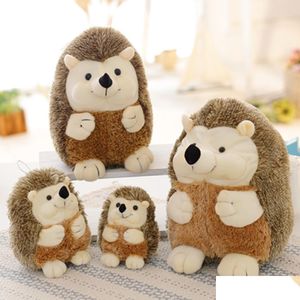 Animaux en peluche en peluche mignon animal hérisson en peluche jouet kawaii toys softs home décoration cadeau pour enfants poupées 4 tailles drop livraison toys dhbjm