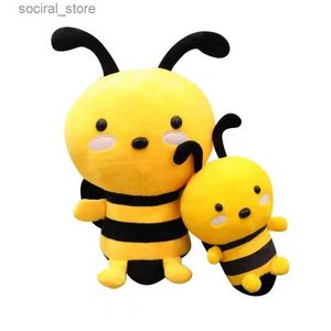 Animaux en peluche en peluche mignon abeille avec ailes