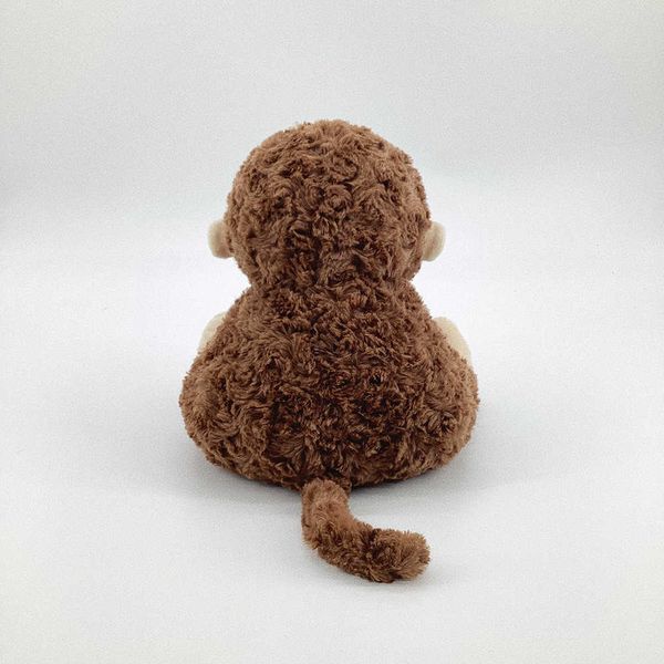 Animales de peluche de peluche lindo mono de ojo grande juguete de peluche simulación muñeca de peluche suave juguetes de compañía para niños regalo de cumpleaños para niños