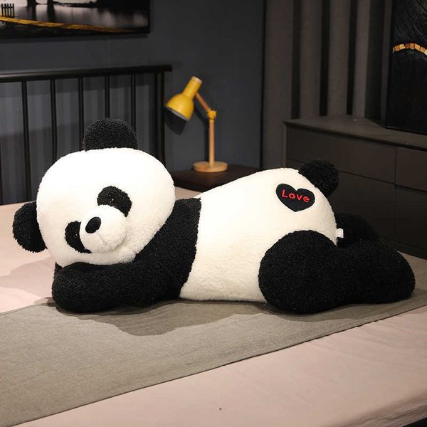 Animales de peluche, lindo oso Panda gigante grande, juguetes de peluche, muñeco con relleno de animales, muñecas para abrazar, regalos de cumpleaños para amantes de las niñas, decoración del hogar