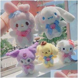 Animaux en peluche en peluche mignon Komi P poupée 4 pouces griffe en gros sac de dessin animé pendentif livraison directe jouets cadeaux animaux en peluche en peluche Dh4Za