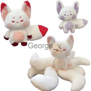 Peluches Animaux Mignon Petit Renard En Peluche Poupée Dudu Chat Cadeau D'anniversaire Fille Creative Prank Oreiller Poupée Anime Chiffres Pour Les Filles Roman Jouet Pour Enfants J230628