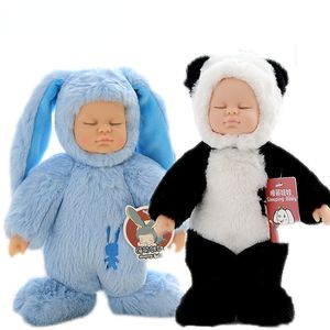 Animales de peluche de peluche lindo conejo de peluche de juguete conejito de peluche oso nacido bebé juguete bjd muñeca bebé niños apaciguar juguetes regalo de los niños 230211