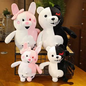 Gevulde Pluche Dieren Danganronpa Monokuma Monomi Pluche Pop Cartoon Beer Zachte Knuffel Kussen Kid Gift Maat 25 cm 35 cm L230707