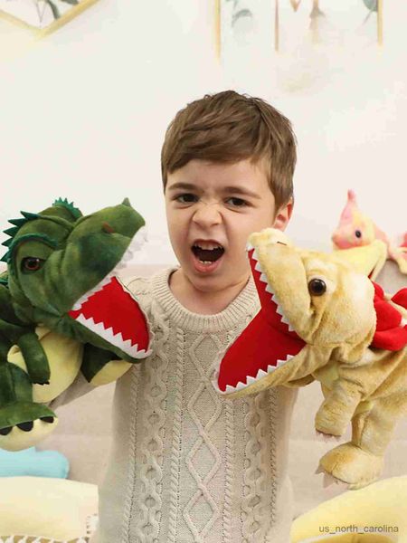 Peluche animaux dinosaure poupée en peluche cadeau d'anniversaire pour garçon Triceratops accessoires d'éducation précoce