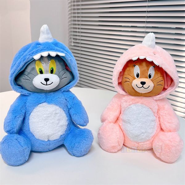 Animaux en peluche en peluche Livraison gratuite de jouets de conception de dinosaures en peluche Tom et Jerry films de dessins animés chat et souris en peluche poupées en peluche jouets cadeaux 230619