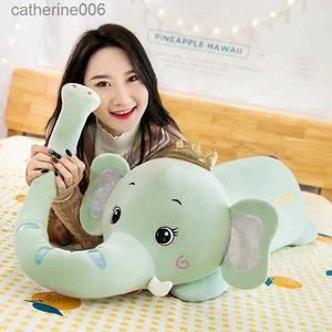 Animaux en peluche drôles, éléphant à long nez, jouet en peluche, animaux en peluche, oreiller Kawaii, câlin doux pour bébé, poupée endormie, décoration de la maison, cadeau pour enfants L231228