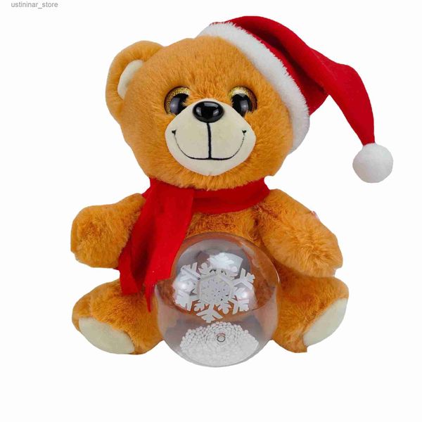 Animales de peluche rellenos juguetes de peluche eléctricos de alta calidad linternas luminosas Bears naveses muñecas bear regalos navideños para niños l47