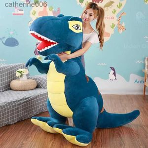 Gevulde Pluche Dieren Heet Knuffelbaar Cartoon Dinosaurus Knuffels Hobby Enorme Tyrannosaurus Rex Pluche Poppen Knuffels Voor Kinderen Jongens Klassiek SpeelgoedL231228