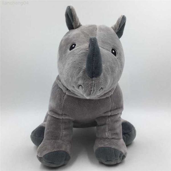Animaux en peluche je connais un rhinocéros gris rhinocéros 30cm peluche poupée cadeau jouet L230707