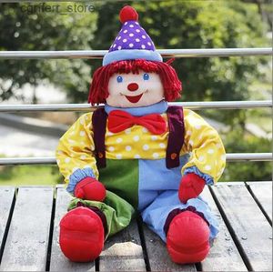 Animaux en peluche en peluche joker marionnet clown hand marionnettes mignonnes adorables peluches de poupée jouet soft nargulet jouet for kids240327