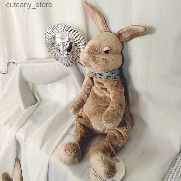 Animaux en peluche Kawaii bébé lapin jouets en peluche pour bébé mignon câlin Seping animaux poupées pour enfant à la main doux lapin peluche cadeaux de Pâques L240320