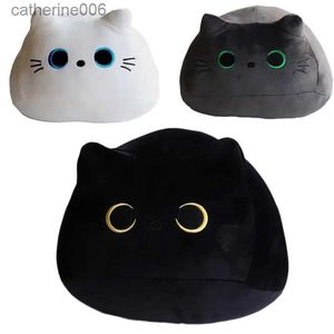 Animaux en peluche Kawaii chat noir environ 8 cm oreiller en peluche poupée jouets mignons cadeaux de haute qualité pour garçons filles amis décorer enfants L231027