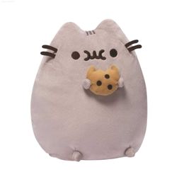 Animaux en peluche en peluche Kawaii chat potelé dessin animé mignon gros chaton en peluche jouets en peluche oreiller doux Cookie chat animaux poupées câlin décor enfants cadeaux L230707