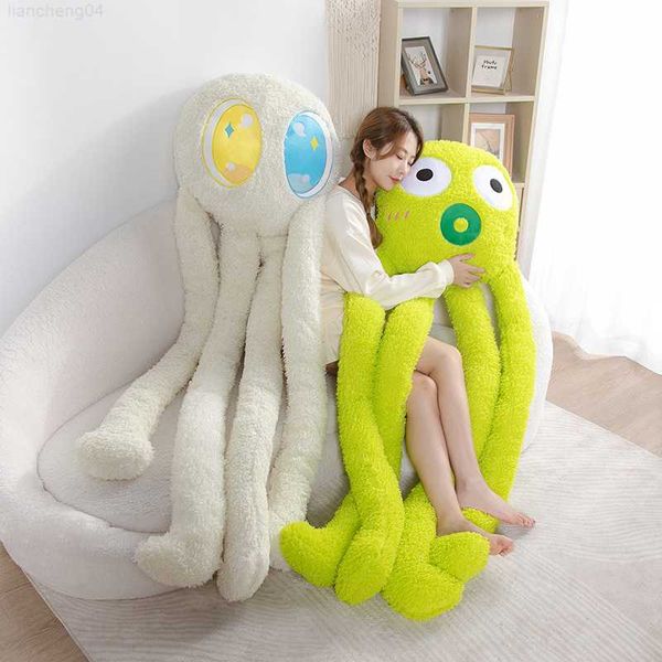 Animales de peluche de peluche Kawaii pulpo creativo gigante juguete de animal marino juguete de peluche de ballena de patas largas muñeco de peluche de peluche pequeño colgante bebé L230707