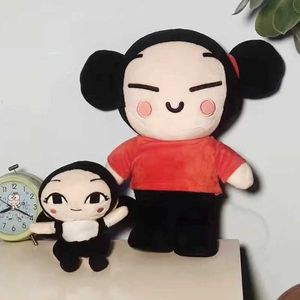 Animaux en peluche en peluche kawaii pucca et garu toys style chinois poupée remplissage de sommeil somnifère couple couple d'anniversaire cadeau enfant Q240515