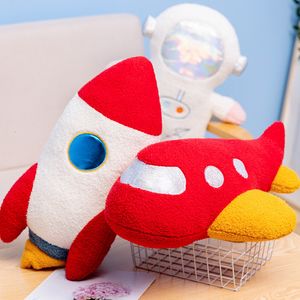 Gevulde Pluche Dieren Kawaii Space Series Knuffel Astronauten Raket Ruimtevaartuig Gevulde Pluche Poppen Sofa Kussens Jongens Verjaardagscadeau 230619