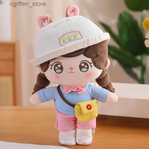 Animales de peluche rellenos kawaii muñeca relleno juguete lindo pequeño personaje de felpa ropa de una muñeca de felpa