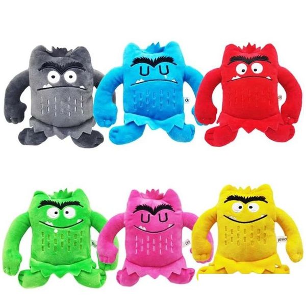 Animales de peluche rellenos Kawaii The Color Monster Doll Niños Emoción Plushie Juguete para niños Regalos de cumpleaños LT0036 Drop Delivery Toys Dhrdg