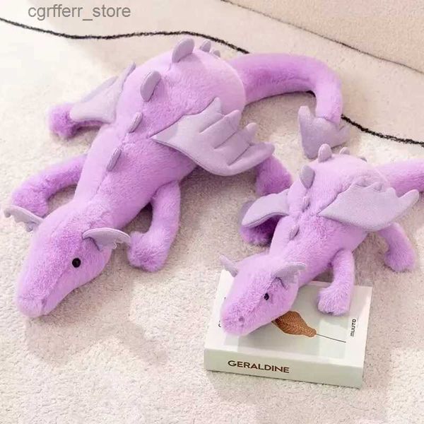 Animaux en peluche en peluche grande taille dinosaure animaux en peluche poupée mignon moelleuse coussin de jouet en peluche douce coussin lombaire grand dragon peluche