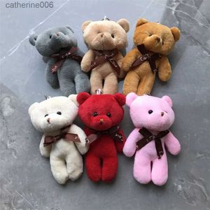 Animaux en peluche en peluche Livraison gratuite Petit ours en peluche Jouets en peluche 6 couleurs - Porte-clés POUPÉE ; Cadeaux de décoration de fête de mariageL231027