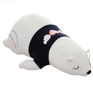 Animales de peluche de peluche Largo Lindo Perro Lechón León Juguete de peluche Gato Panda Oso polar Muñeco de peluche Almohada para dormir Cama en casa Decoración Regalo L230707