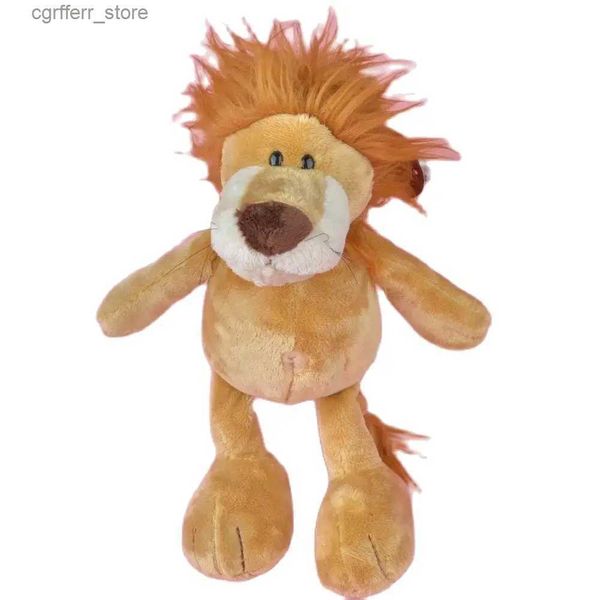 Animaux en peluche en peluche Belle Jungle Lion Elephant Giraffe singe en peluche de jungle en peluche Jungle en peluche Toys for Kids Baby Children Gifts240327