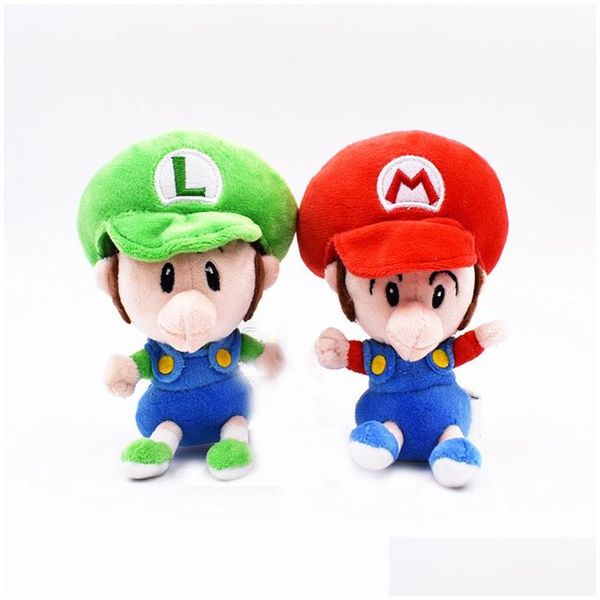 Animales de lujo rellenos Luigi Bb P Toy Kids Baby Holiday Gifts 15 cm Drop entrega juguetes OTGVP