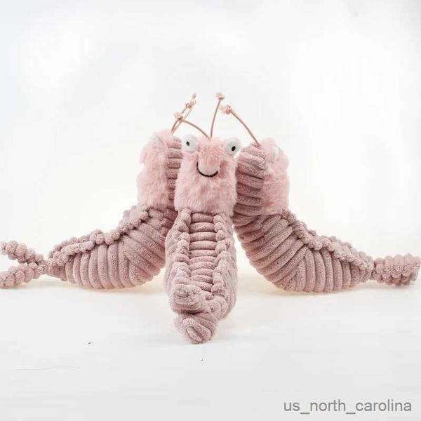 Animaux en peluche mante crevettes en peluche, jouets en peluche d'animaux de dessin animé, crevettes mignonnes, sommeil confortable pour bébé, décoration de chambre, jouets cadeaux pour filles