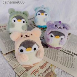 Animales de peluche de peluche Mini Animal muñeco de peluche llavero lindo pingüino de dibujos animados muñecos de peluche juguetes llavero bolsa colgante juguete para niños regalos de cumpleaños L231027