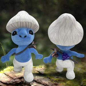 Gevulde Pluche Dieren Nieuwe 25 cm Anime Smurf Kat Pluche Dieren Blauwe Elf Kat Knuffel Grappig Populair Thuis Bank Kussen Poppen Kinderen Verjaardag KerstcadeausL231228