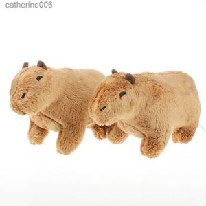 Animaux en peluche Nouveau Capybara rongeur en peluche jouet dessin animé Animal Hydrochoerus Hydrochaeris peluche poupée peluche cadeau de noël jouets pour enfants cadeaux L231027