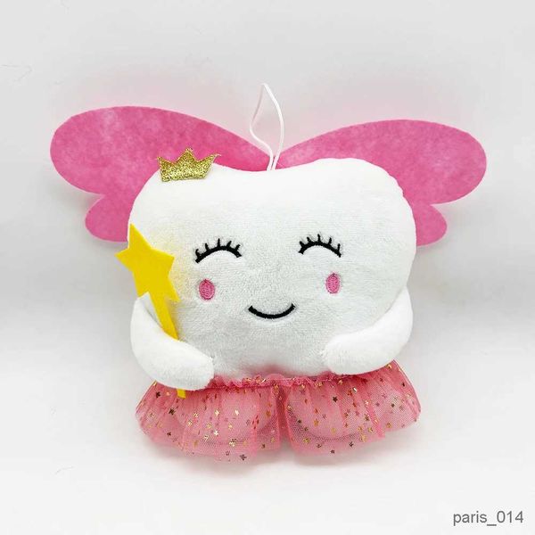 Animales de peluche de peluche Nuevo lindo Hada de los dientes rosa Juguete de peluche Dibujos animados Suave Relleno Divertido Diente Almohada Sofá Cojín Decoración del hogar Regalo de cumpleaños para niños