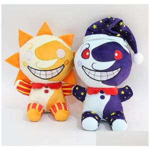 Gevulde pluche dieren Nieuwe FNAF Sundrop Toys 25cm beveiliging inbreuk Mangel Y Freddy FazBear Boss Sitting Toy Game Dolls Kid Gift Dh9Hz