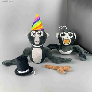 Gevulde pluche dieren Nieuwe Gorilla Tag Monke Plush Toy Kawaii Cartoon Animal Soft Stuled Doll Home Decoration Monkey Doll Gifts Toy For Kids L411